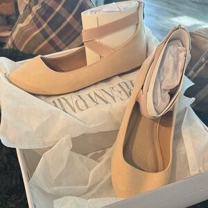 Elegant nude(cream) Ballet Flats